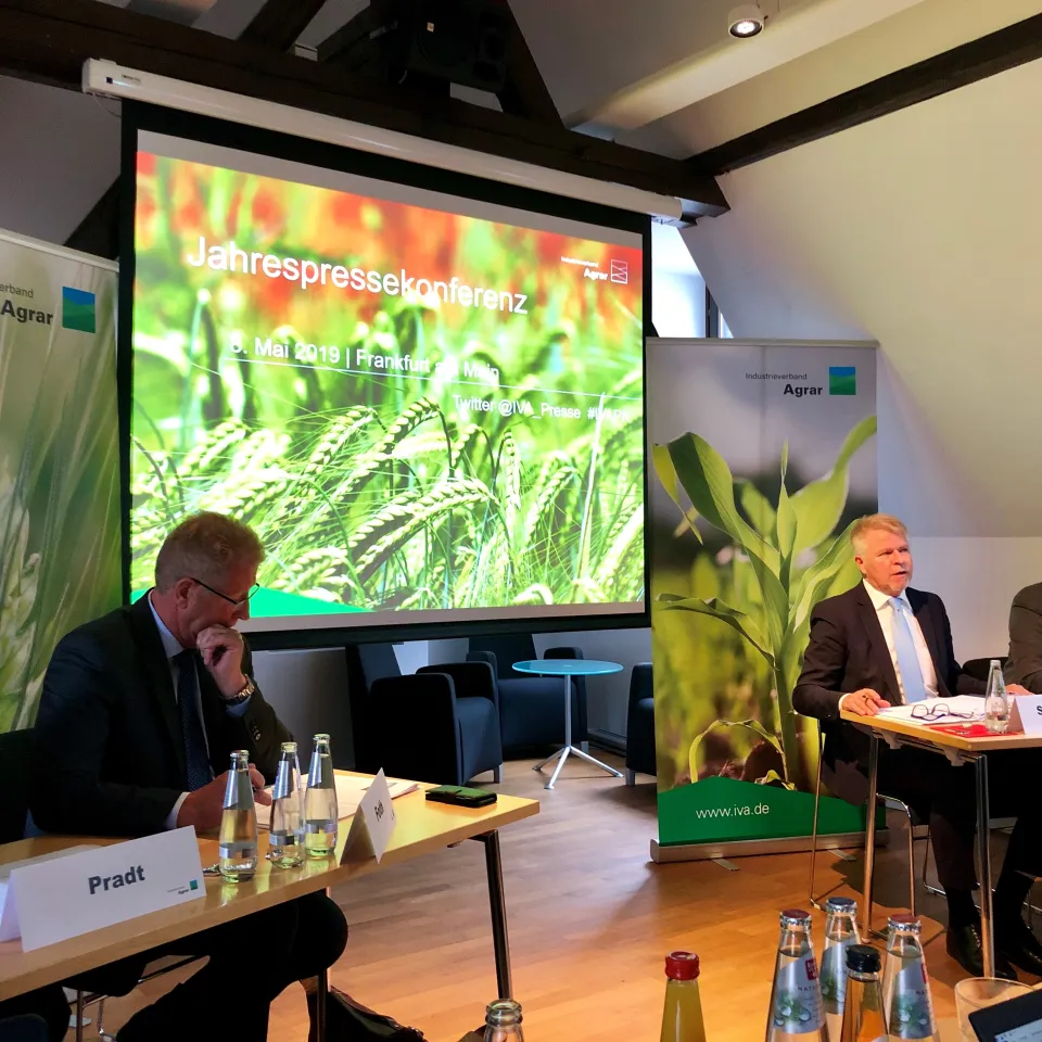 Jahrespressekonferenz 2019 / IVA: Rückgang bei Dünge- und Pflanzenschutzmitteln hält an