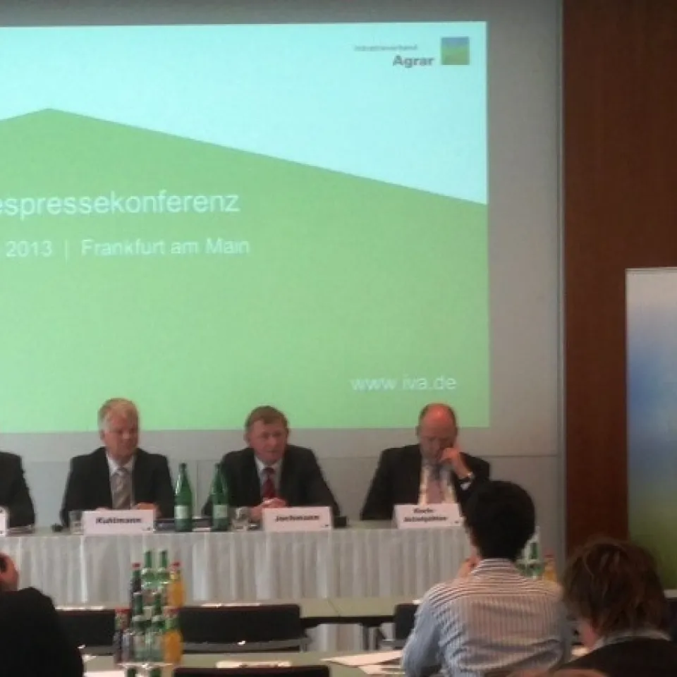 Jahrespressekonferenz 2013 / Agrarchemie 2012/13: Nachfragehoch hält an