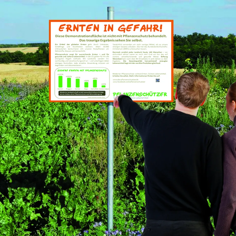 "Schau ins Feld!" zeigt Nutzen von Pflanzenschutz